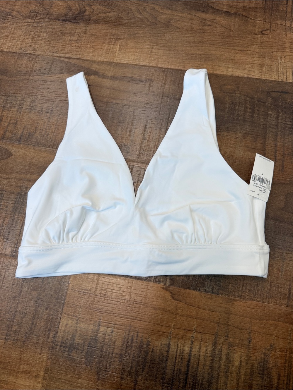 Old Navy White V-Neck Bralette